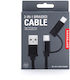Kikkerland Плетена USB към Lightning / Type-C Кабел 1м (215469)
