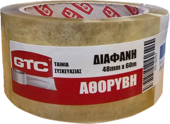 GTC Silent Packaging Film 48mm x 60m Transparent