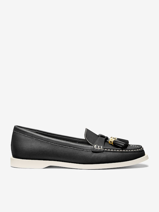 Kiernan Leather Leather Women's Moccasins in Black Color