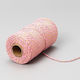 Schnürsenkel Baumwoll Rosa 1.5mm x 100m