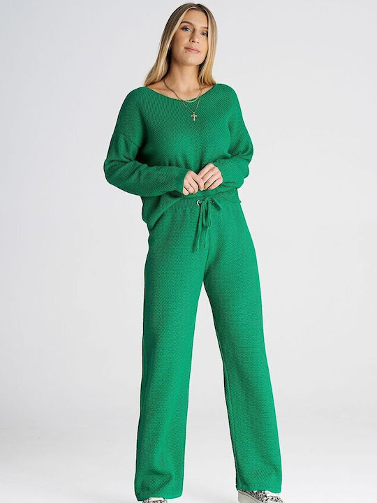 Figl Set Women's Sweatpants Green