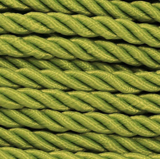 Schnürsenkel Metallisch Grün 3.2mm x 10m