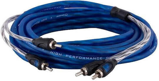 Twisted Rca Cable 5,5m Ofc Dual Symmetrical Conductors Auto-connect Ac-720rcal255