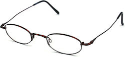 Aristar Women's Metal Prescription Eyeglass Frame Burgundy