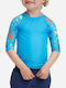Firefly Sonny Kinder Badeanzug Rashguard Blau