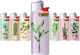 BIC Mini Αναπτήρας Φλόγας Cool Plant 8τμχ