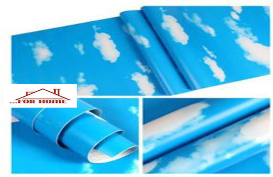 Autocolantă Tapet de Perete 200x45cm Albastră