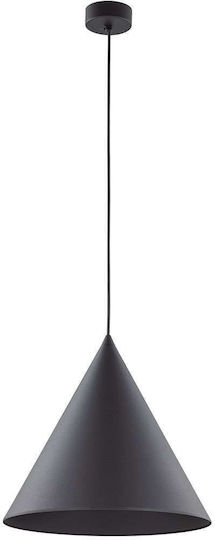 TK Lighting Pendant Light Black with Socket E27 32x165cm