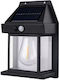 Garten Wandmontiert Solarleuchte 1W 600lm Warmes Weiß mit Bewegungssensor IP65 11cmx17cmcm
