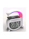 Andowl Tisch-Digitaluhr mit Wecker & kabellosem Laden XF-5APRO