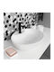 Orabella Trend Countertop Sink Porcelain 50x42x15.2cm White