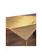 Silk Fashion Checkered with Embroidery 00010 Gold 90x90cm