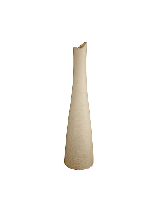 ArteLibre Decorative Vase Beige