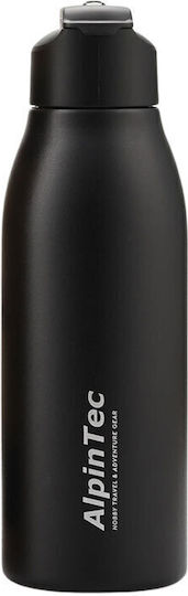 AlpinPro AlpinPro Thermosflasche Rostfreier Stahl 600ml FELLOW Schwarz