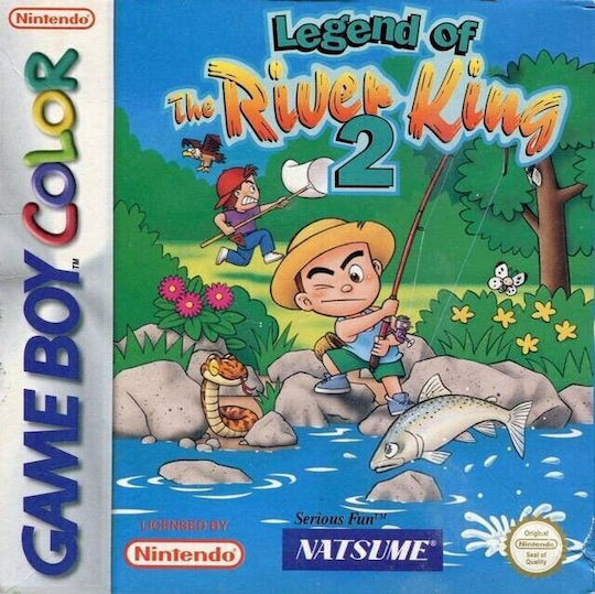 Legend of the River King 2 Game Boy Color Game (Used)