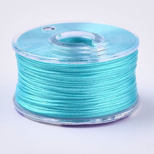 Șiret Poliester Turcoaz 1mm x 50m