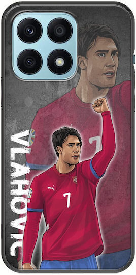 Euro 2024 Dusan Vlahovic Honor X8a Black Tpu Black Silicone