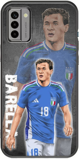 Euro 2024 Nicolo Barella Nokia G22 Black Tpu Black Silicone