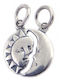 925 Silber Anhänger Jolie Silber Sonne Mond Modell 18 x 12 mm 1,2 g