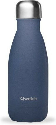 Qwetch Бутилка Термос 260мл Granite Midnight Blue
