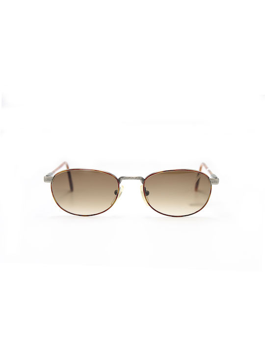 Sferoflex Sunglasses with Gold Tartaruga Metal Frame and Brown Gradient Lens SF2041 201
