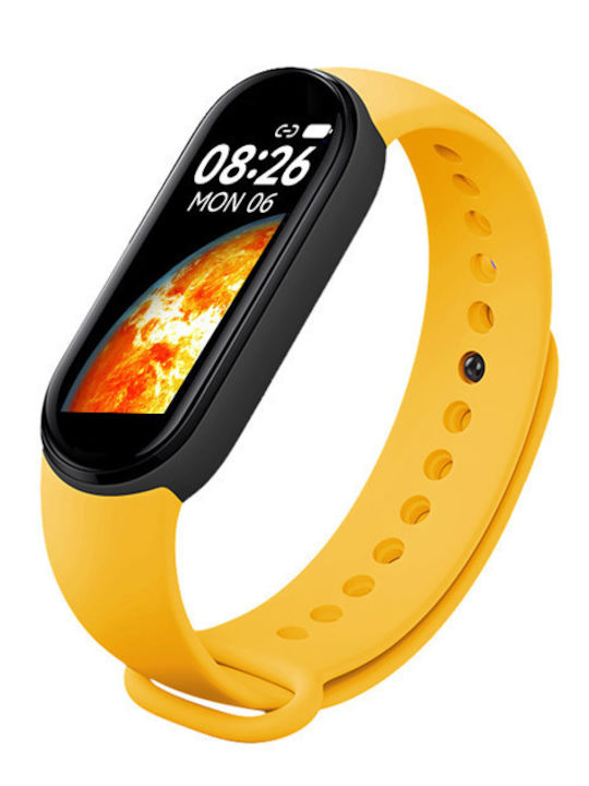 SPM M7s Activity Tracker with Heart Rate Monitor Yellow