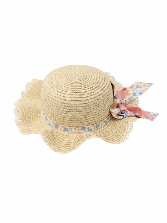 Aquablue Kids' Hat Straw Ecru