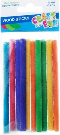 Craft with Fun Tip Materiale Pentru Creație 90gr 10 Bucăți În Culori Multicolore