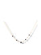 Mentzos Rosary Necklace in Black Silver