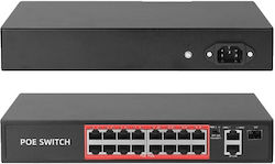 Unverwaltet PoE+ Switch mit 16 Ports Ethernet