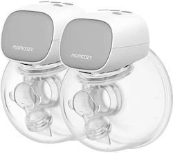 Momcozy Automatic Electric Double Breast Pump S9 Pro Battery White 180ml