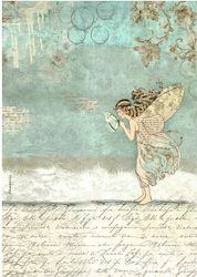 Stamperia A4 Wonderland Ριζόχαρτο Decoupage