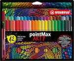 Stabilo Pen 68 Arty Marker 0.8mm Arty St488/42-1-20 Pointmax, 42 Colors 1buc