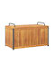 vidaXL Outdoor Storage Box Pink L85xW45xH45cm