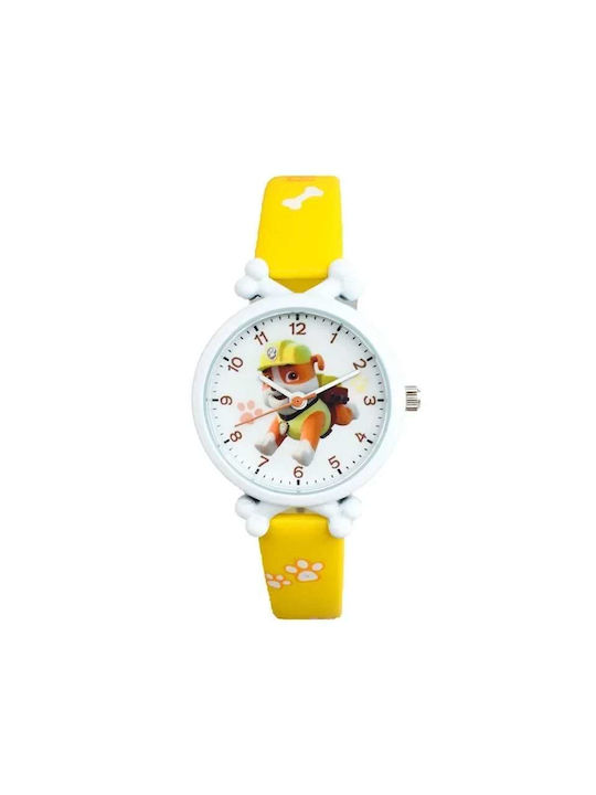 Molf's Kids Analog Watch with Rubber/Plastic Strap Yellow