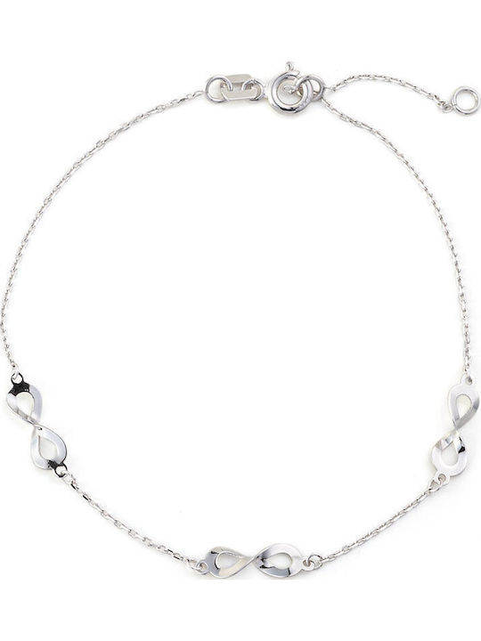 George Art Jewels Brățară Pentru Femei Aur Alb 14K