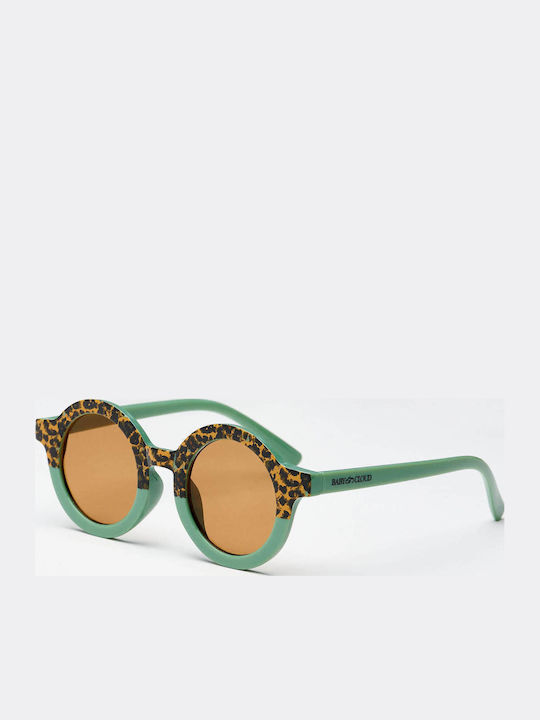 Baby Cloud Leopard Round Kids Sunglasses with P...