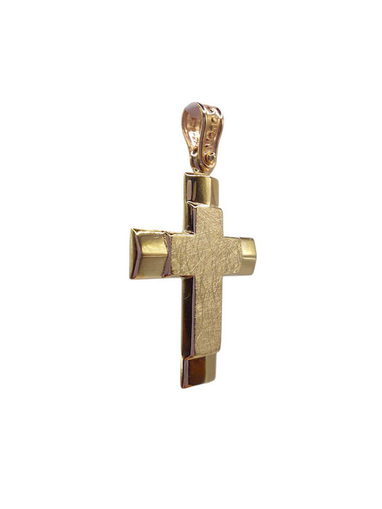 Velegrakis Men's Gold Cross 14K