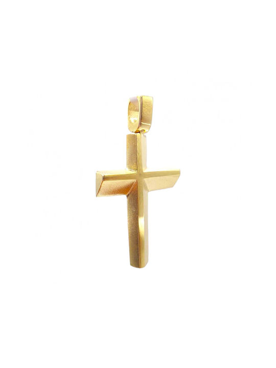 Velegrakis Men's Gold Cross 14K