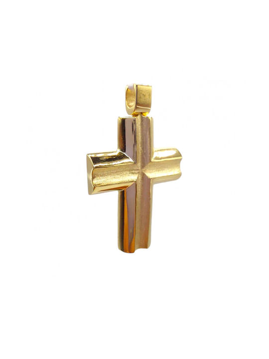 Velegrakis Men's Gold Cross 14K