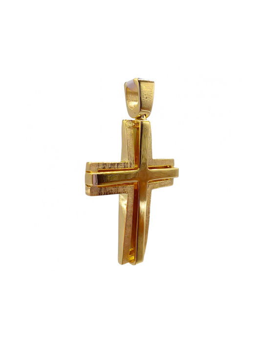 Velegrakis Men's Gold Cross 14K