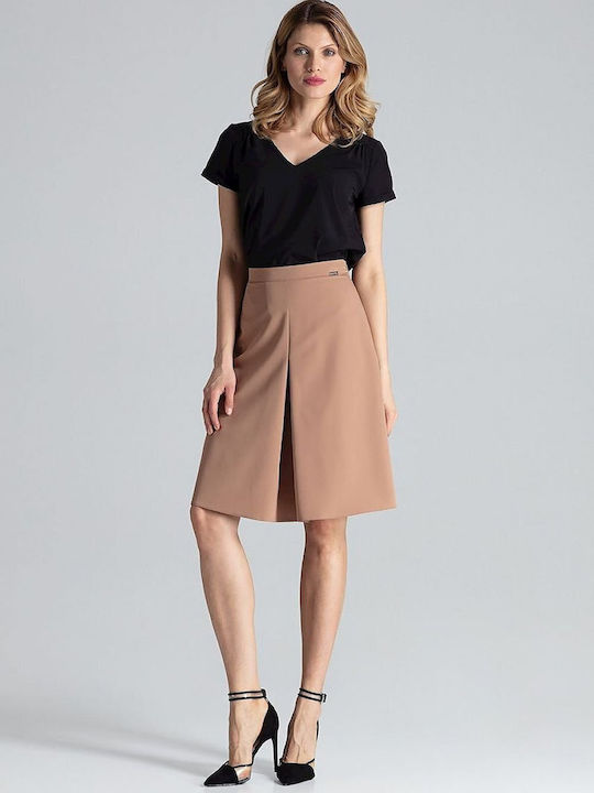 Figl Midi Skirt in Brown color