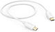 HAMA USB 2.0 Кабел USB-C Мъжки - USB-C 60W Бял 1м 00201590