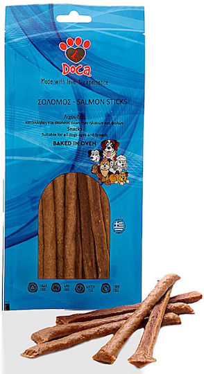 Doca Лакомства на пръчка за Кучета с Сьомга 80gr