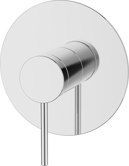 Karag Joan Built-in Mixer & Shower Head Set for Shower 1 Exit Silver
