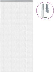 vidaXL Aluminum Door Curtain Beige 100x226cm 4010016