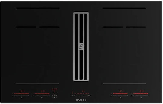 Faber Galileo Bold A830 Επαγωγική Εστία Αυτόνομη με Απορροφητήρα 83x52εκ.