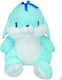 Doly Toys Plush Bunny Hare - Sky Blue 60 cm