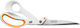 Fiskars Шевна ножица в White цвят
