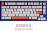 Set de taste Keychron Orange 92 de taste PBT Dye-sub US Layout pentru tastatura mecanica